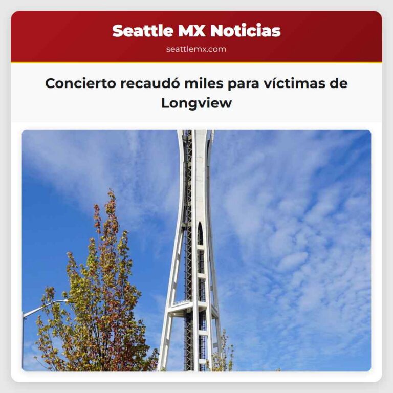 Concierto recaudó miles para víctimas de Longview