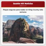 Playas seguras para nadar en King County esta semana