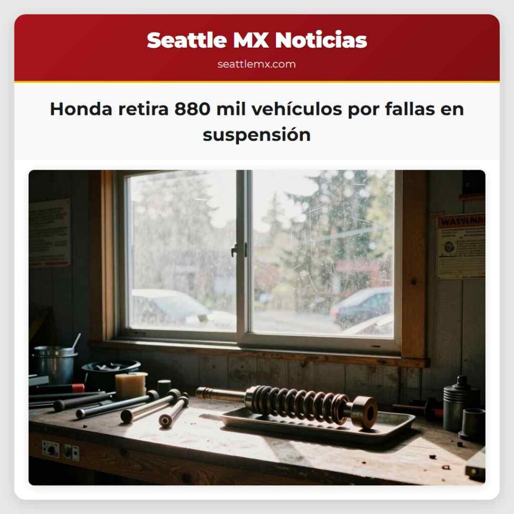 Honda retira 880 mil vehículos por fallas en