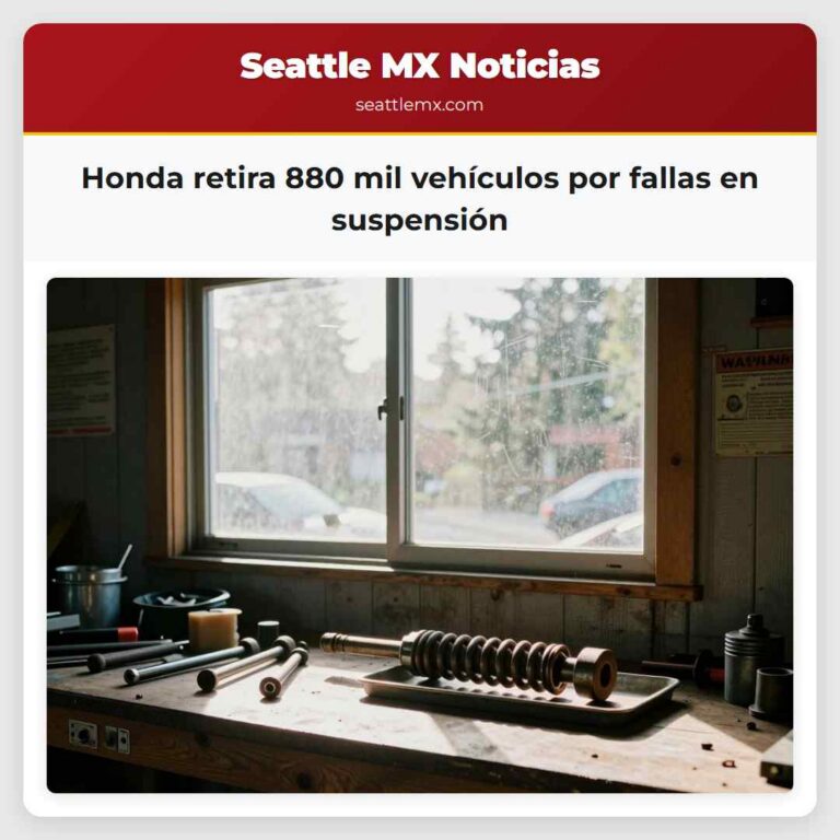 Honda retira 880 mil vehículos por fallas en suspensión