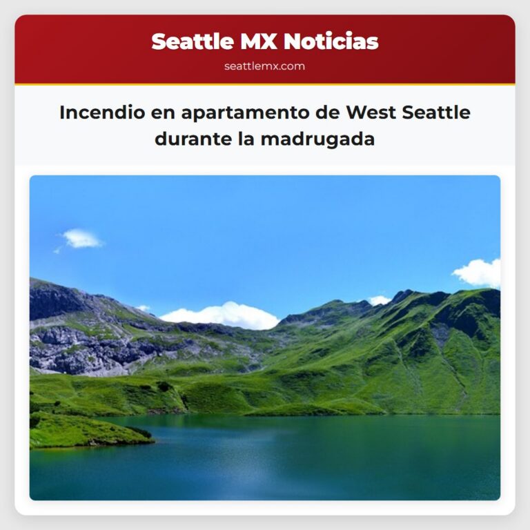 Incendio en apartamento de West Seattle durante la madrugada
