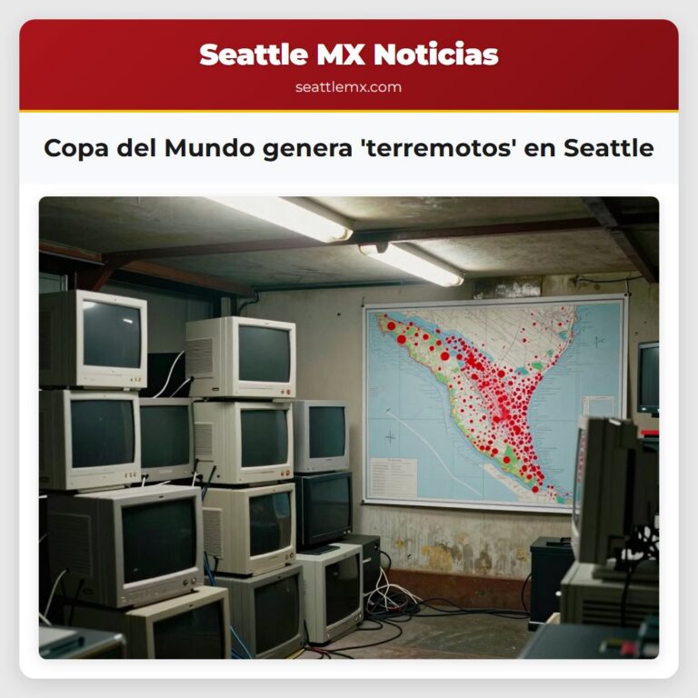 Copa del Mundo genera terremotos en Seattle