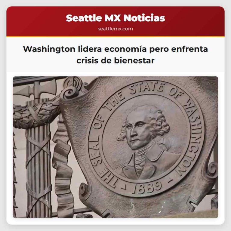Washington lidera economía pero enfrenta crisis de bienestar