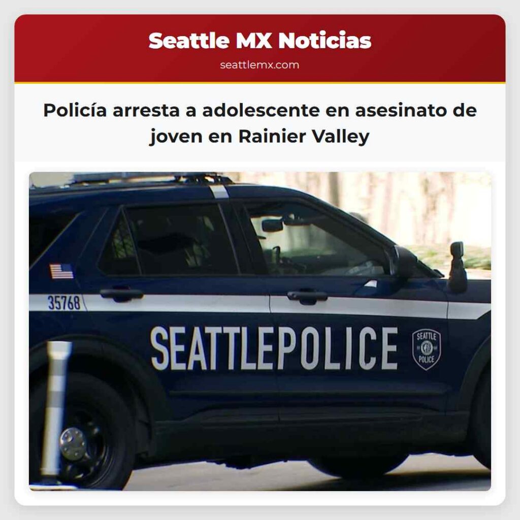 Policía arresta a adolescente en asesinato de