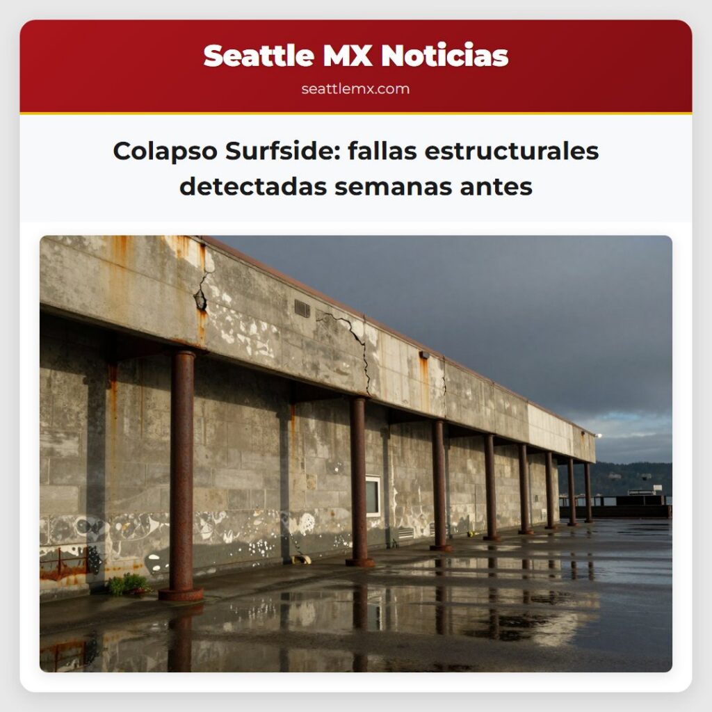 Colapso Surfside: fallas estructurales detectadas