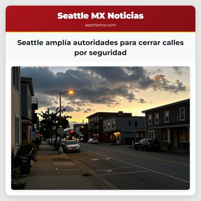 Seattle amplía autoridades para cerrar calles por seguridad