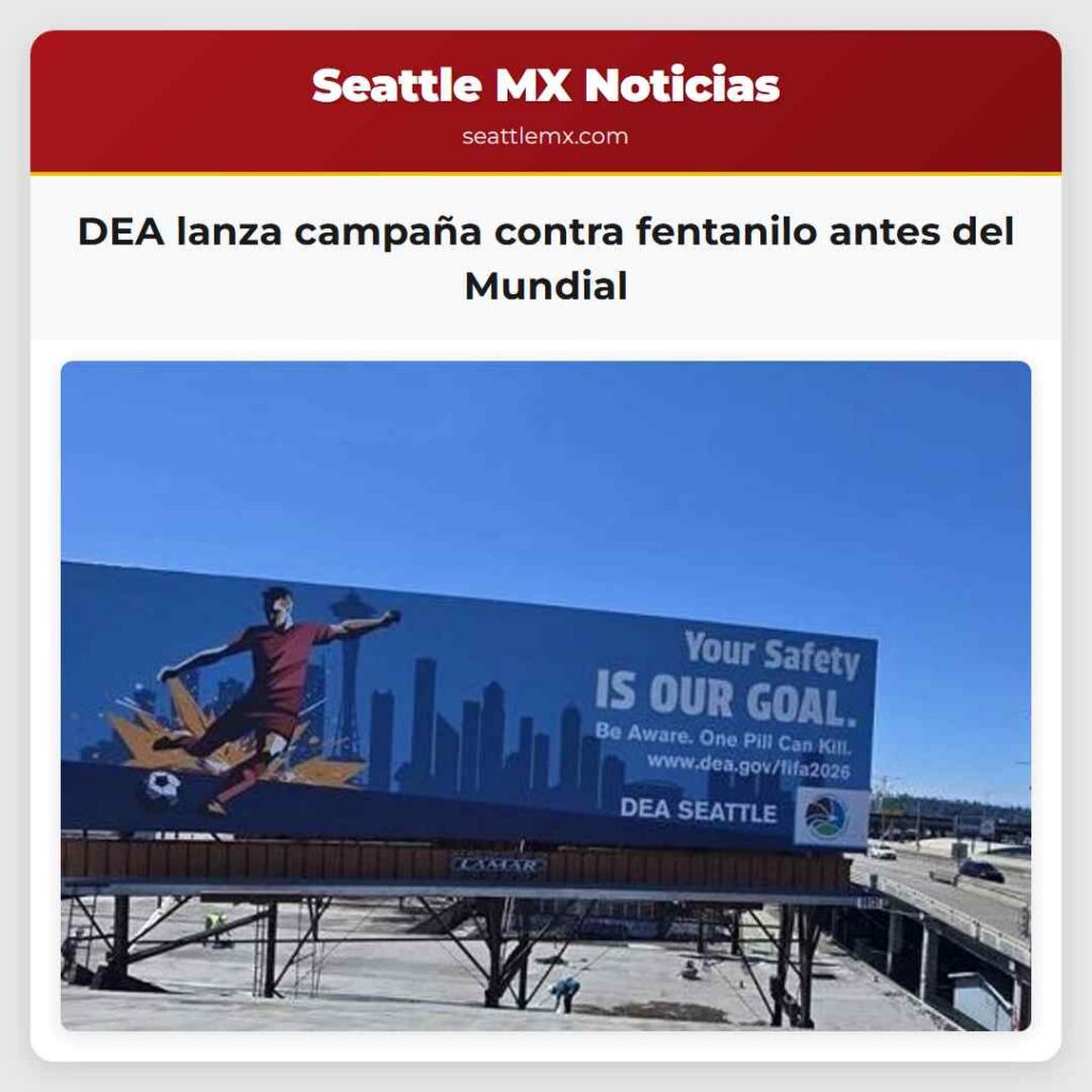 DEA lanza campaña contra fentanilo antes del