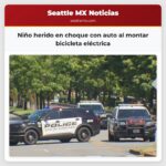 Niño herido en choque con auto al montar bicicleta eléctrica