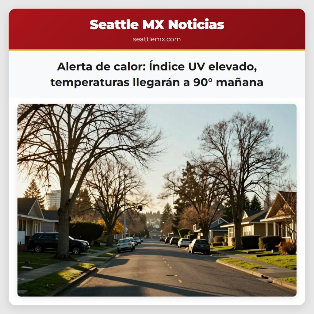 Alerta de calor: Índice UV elevado, temperaturas