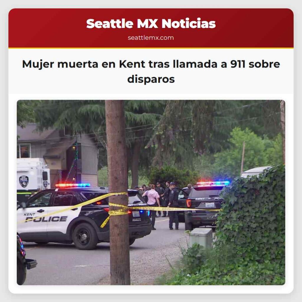 Mujer muerta en Kent tras llamada a 911 sobre