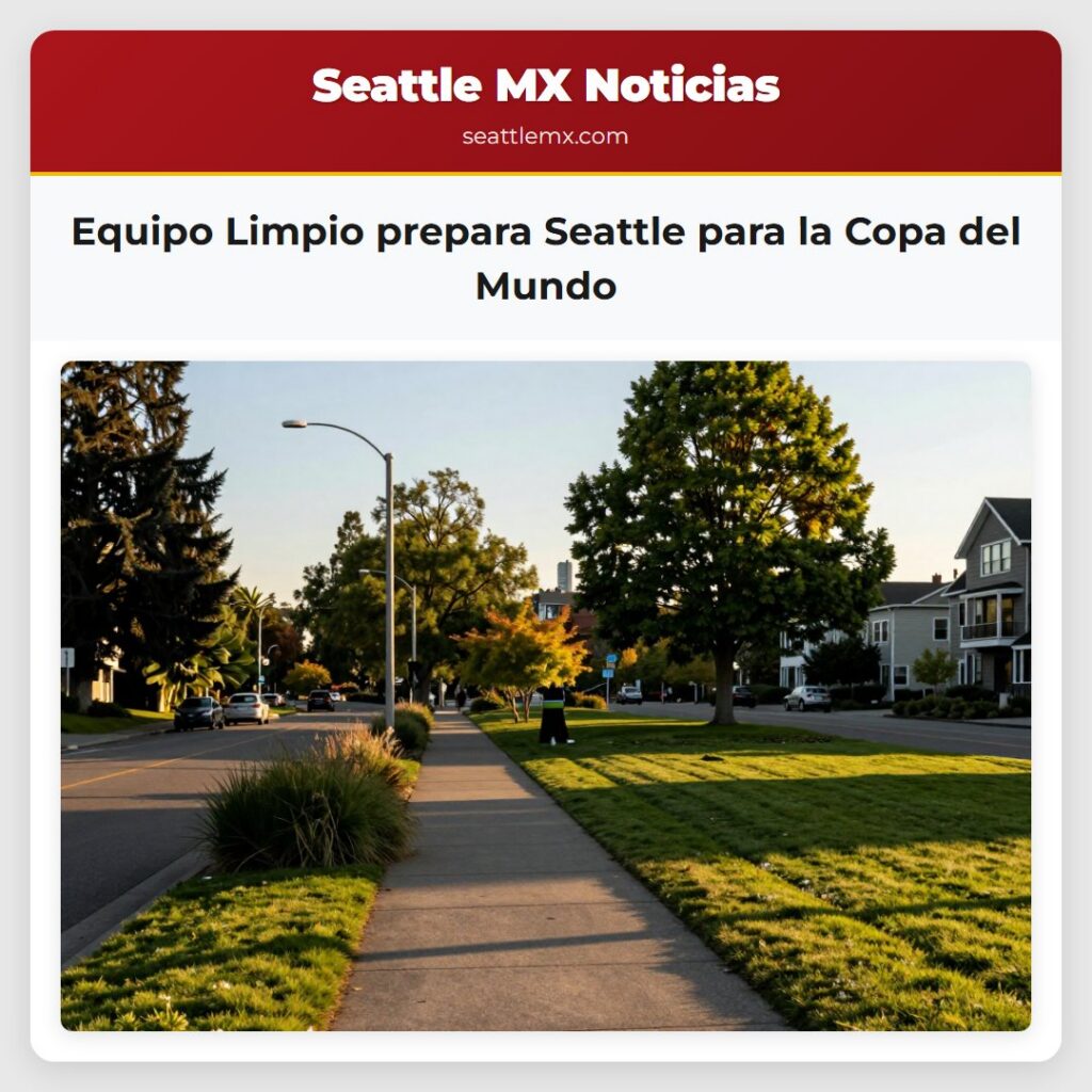 Equipo Limpio prepara Seattle para la Copa del