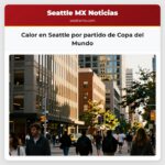 Calor en Seattle por partido de Copa del Mundo