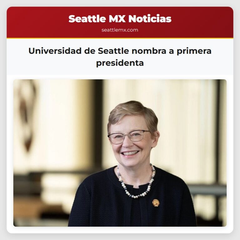Universidad de Seattle nombra a primera presidenta