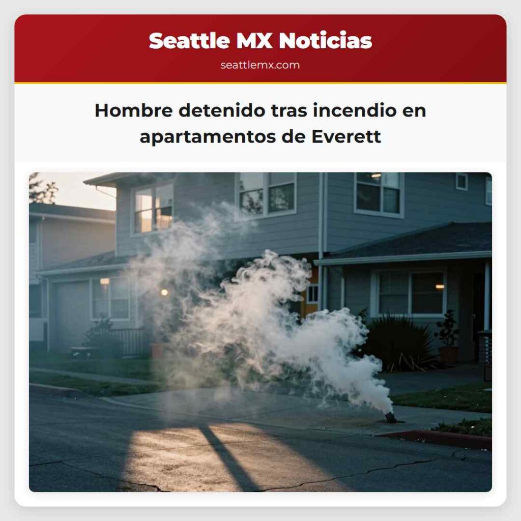 Noticias De Seattle 2 Hombre detenido tras incendio en apartamentos de