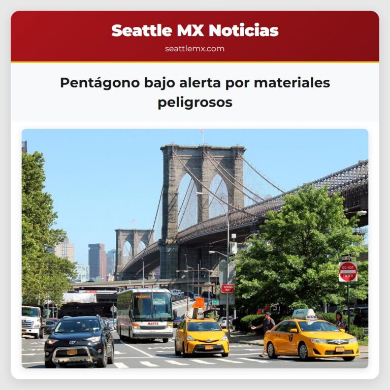 Pentágono bajo alerta por materiales peligrosos