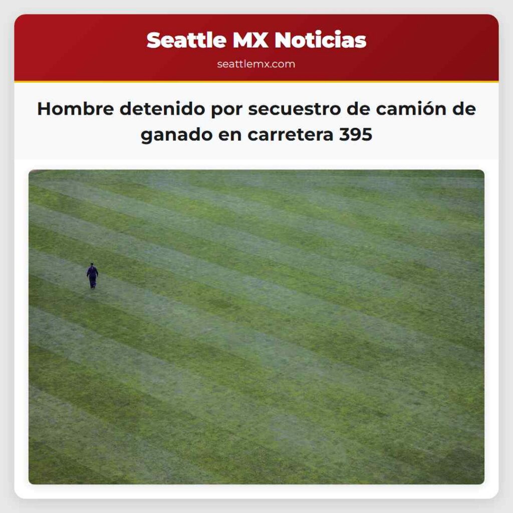 Hombre detenido por secuestro de camión de ganado