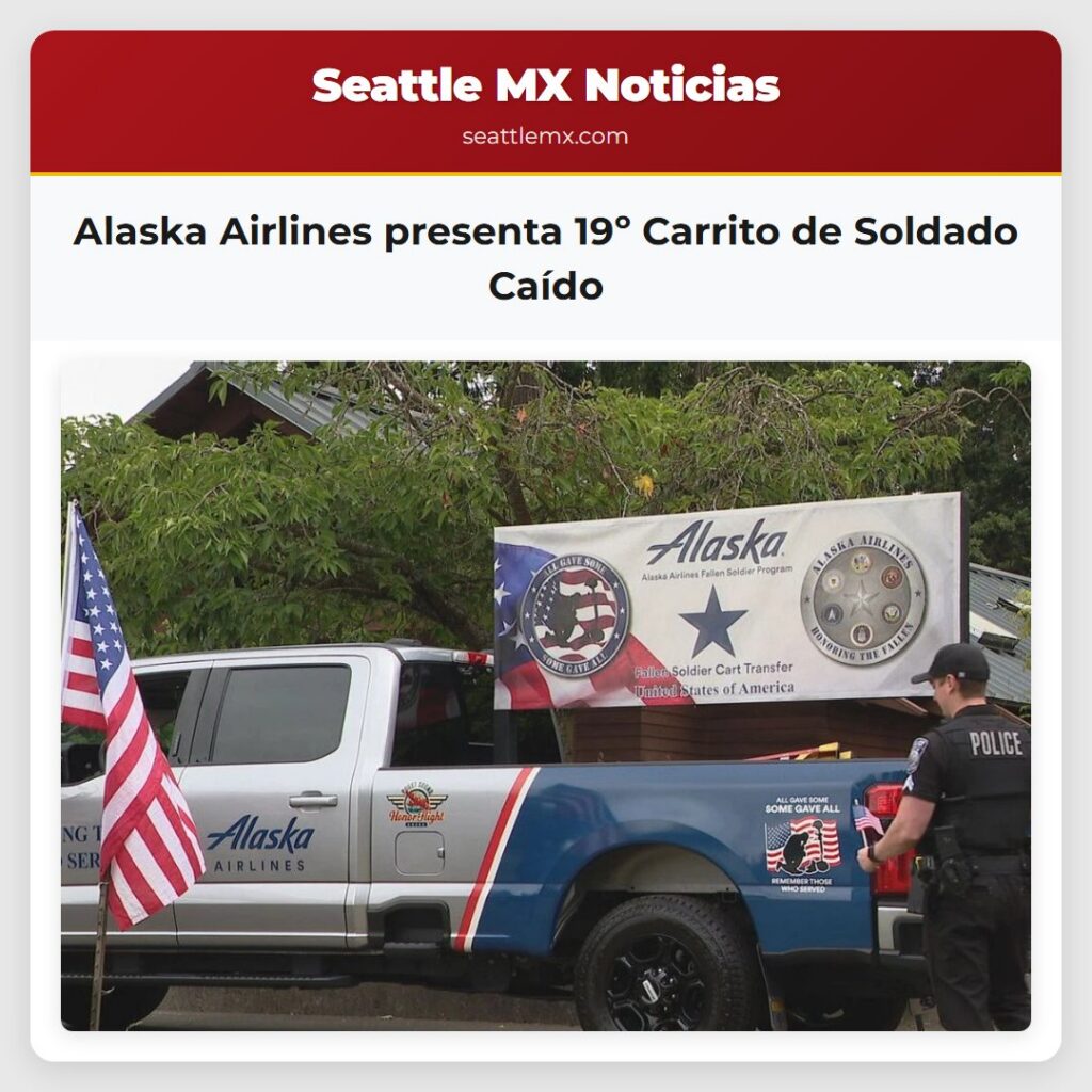 Alaska Airlines presenta 19º Carrito de Soldado