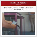 Gobernador propone prohibir celulares en escuelas K-12