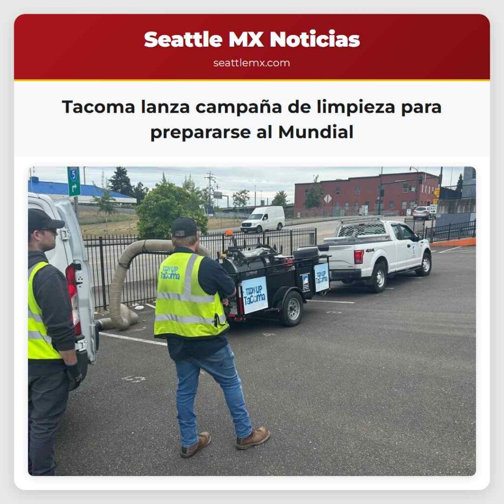 Tacoma lanza campaña de limpieza para prepararse