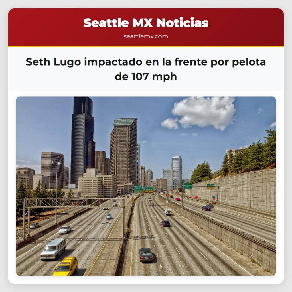 Seth Lugo impactado en la frente por pelota de