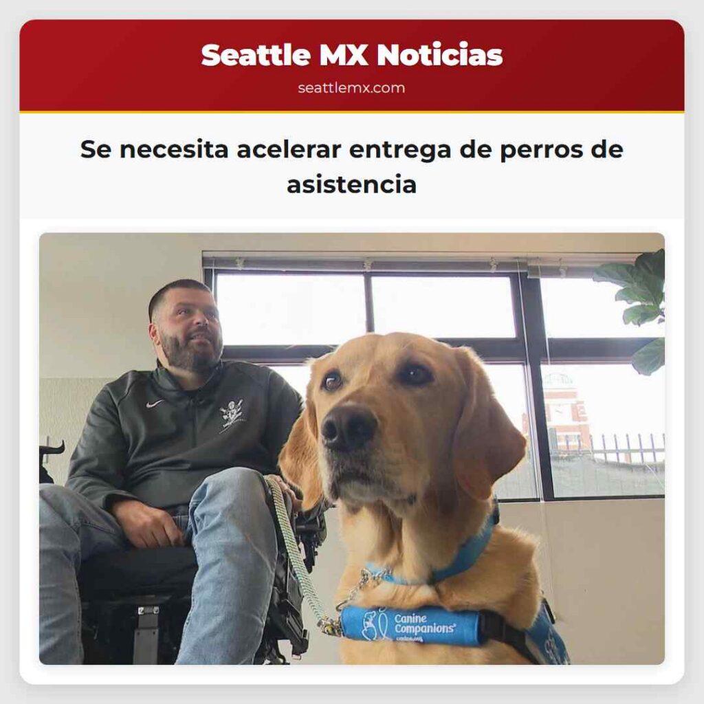 Se necesita acelerar entrega de perros de
