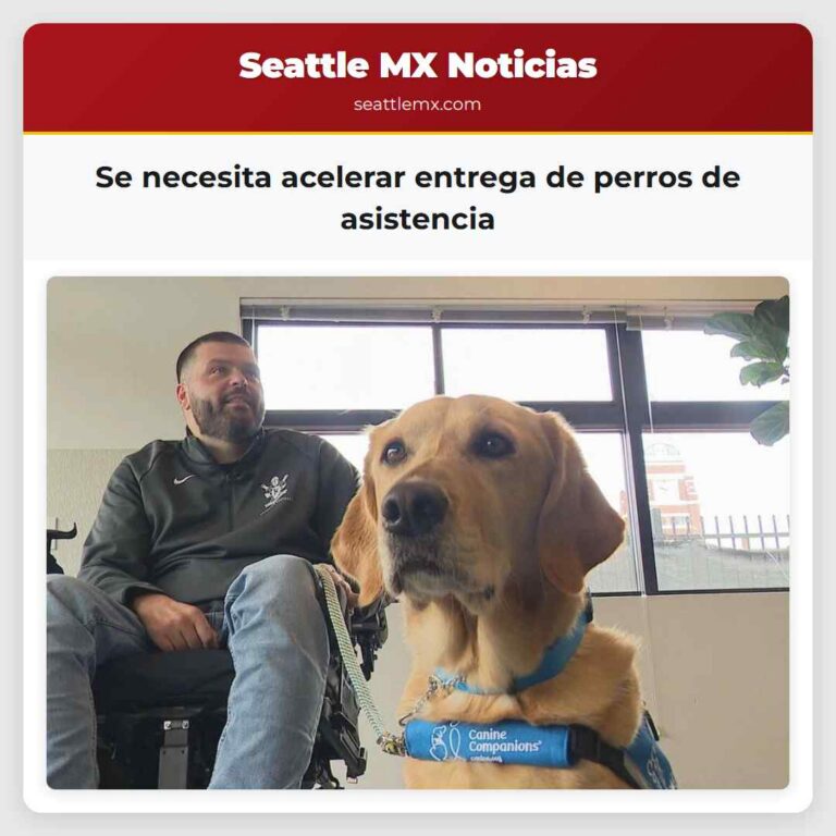 Se necesita acelerar entrega de perros de asistencia