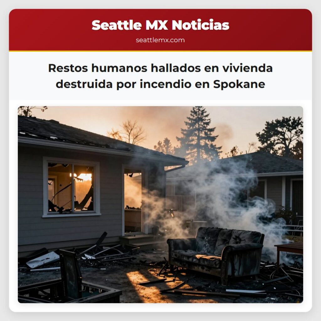 Restos humanos hallados en vivienda destruida por