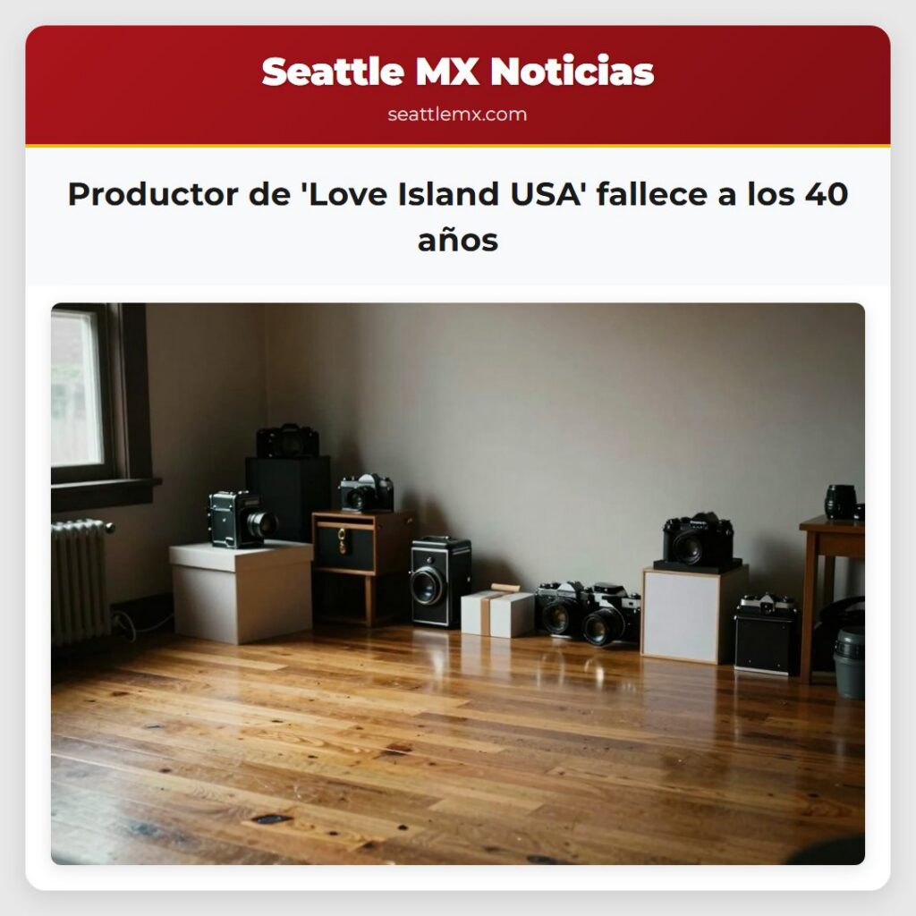 Noticias De Seattle 1 Productor de 'Love Island USA' fallece a los 40