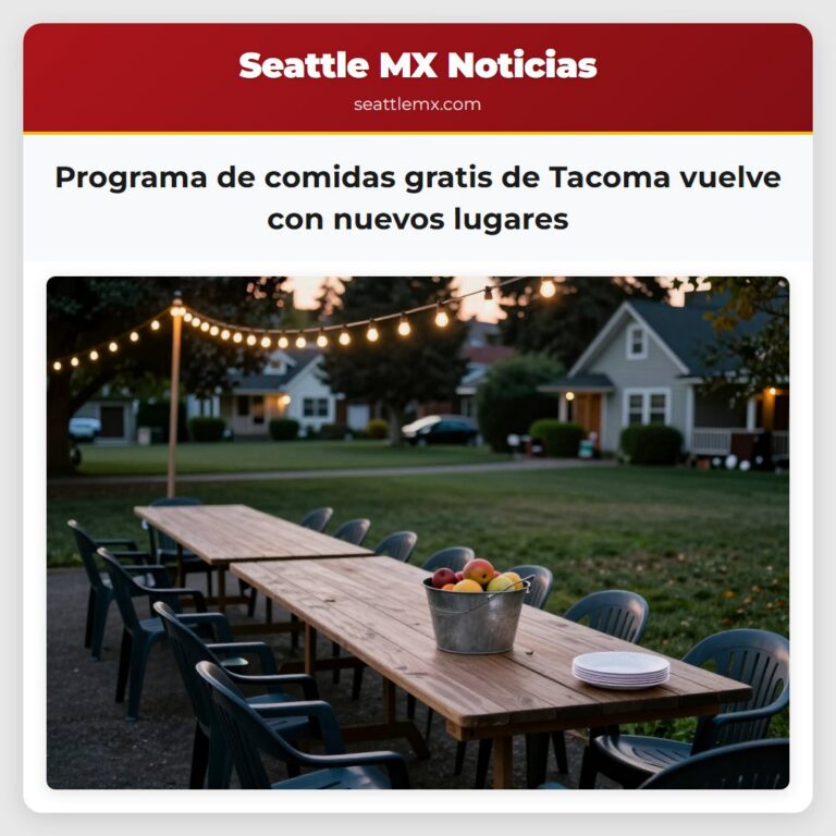 Programa de comidas gratis de Tacoma vuelve con nuevos lugares