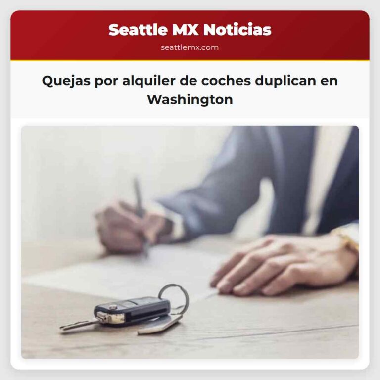 Quejas por alquiler de coches duplican en Washington