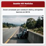 Joven arrestado por conducir ebrio y atropellar barrera en SR 16