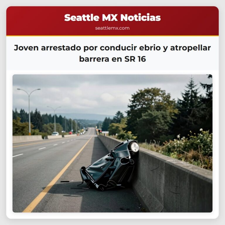 Joven arrestado por conducir ebrio y atropellar barrera en SR 16