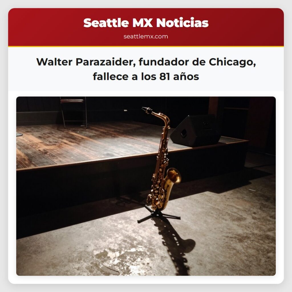 Walter Parazaider, fundador de Chicago, fallece a