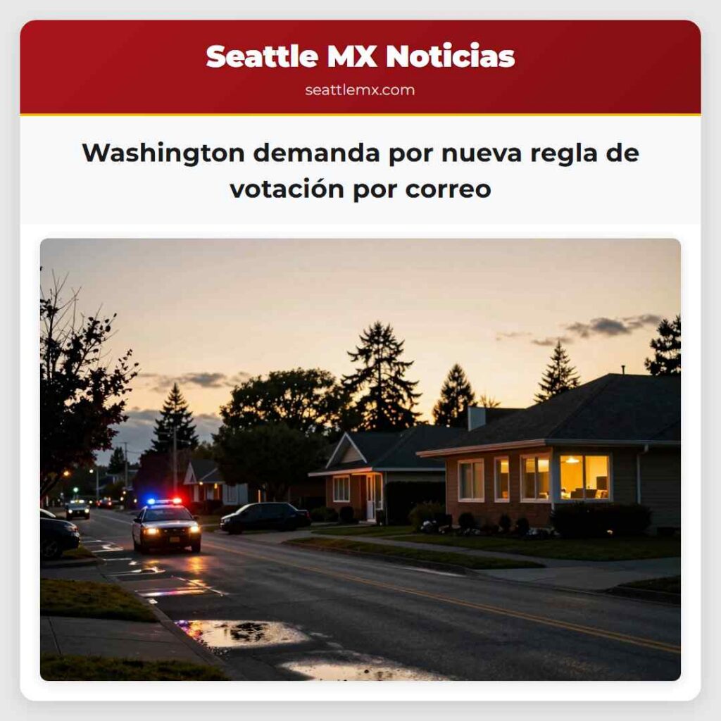 Washington demanda por nueva regla de votación