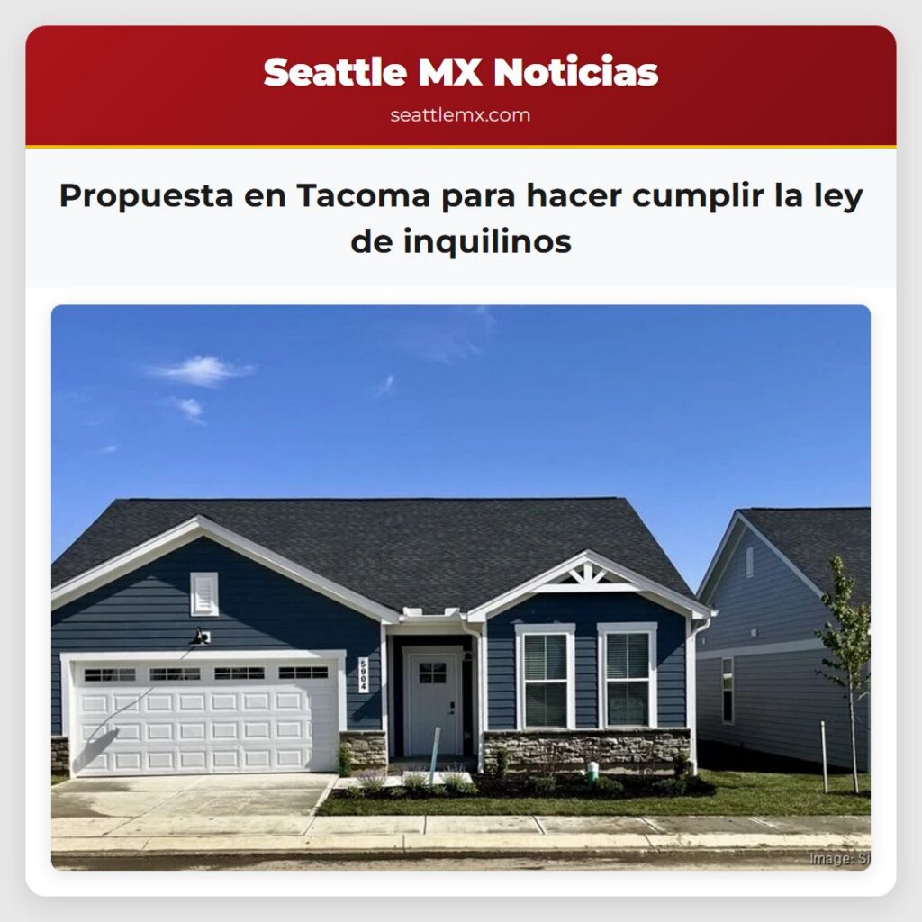 Noticias De Seattle 2 Propuesta en Tacoma para hacer cumplir la ley de