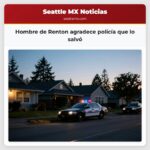 Hombre de Renton agradece policía que lo salvó