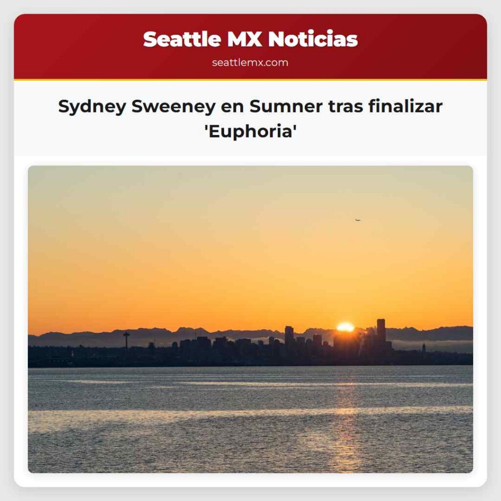 Sydney Sweeney en Sumner tras finalizar 'Euphoria'