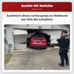 Automóvil choca contra garaje en Redmond por fallo del autopiloto