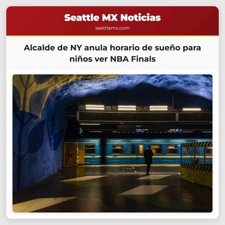 Alcalde de NY anula horario de sueño para niños ver NBA Finals