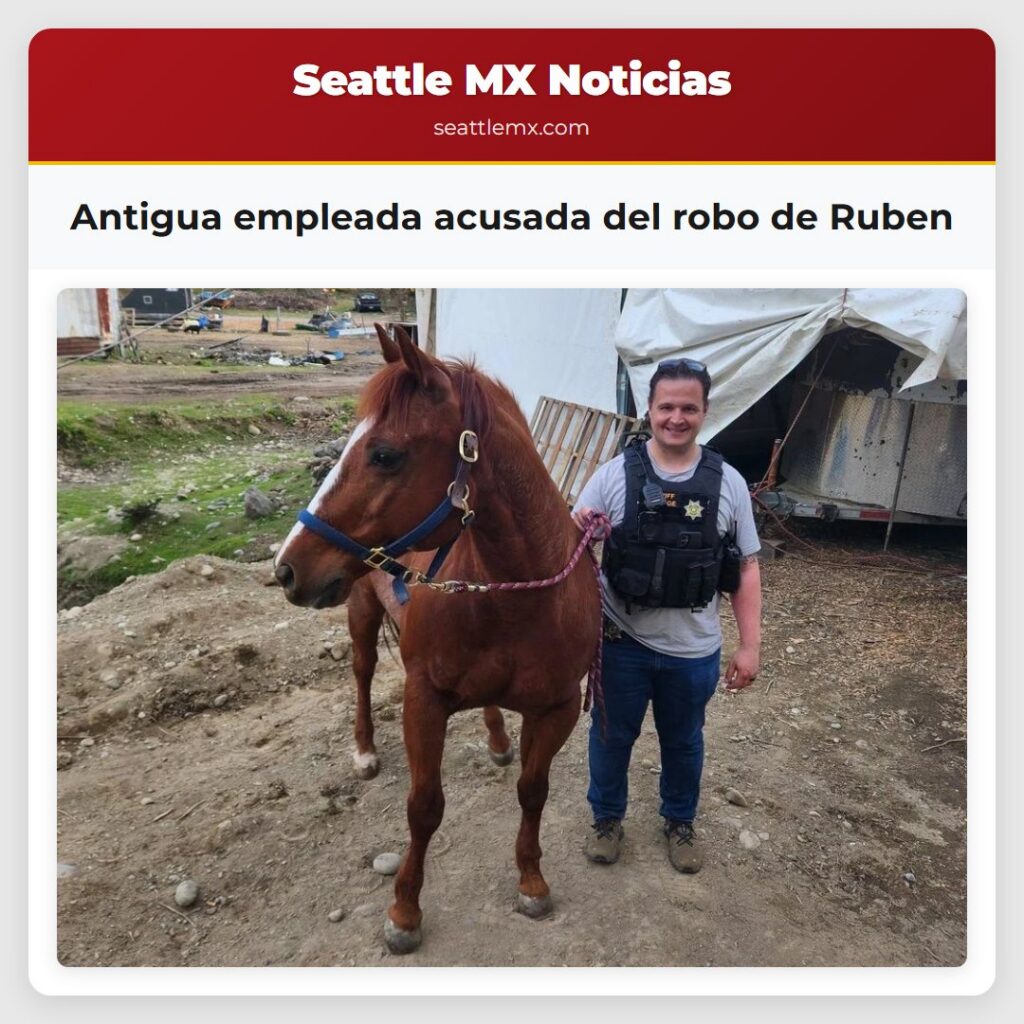 Antigua empleada acusada del robo de Ruben