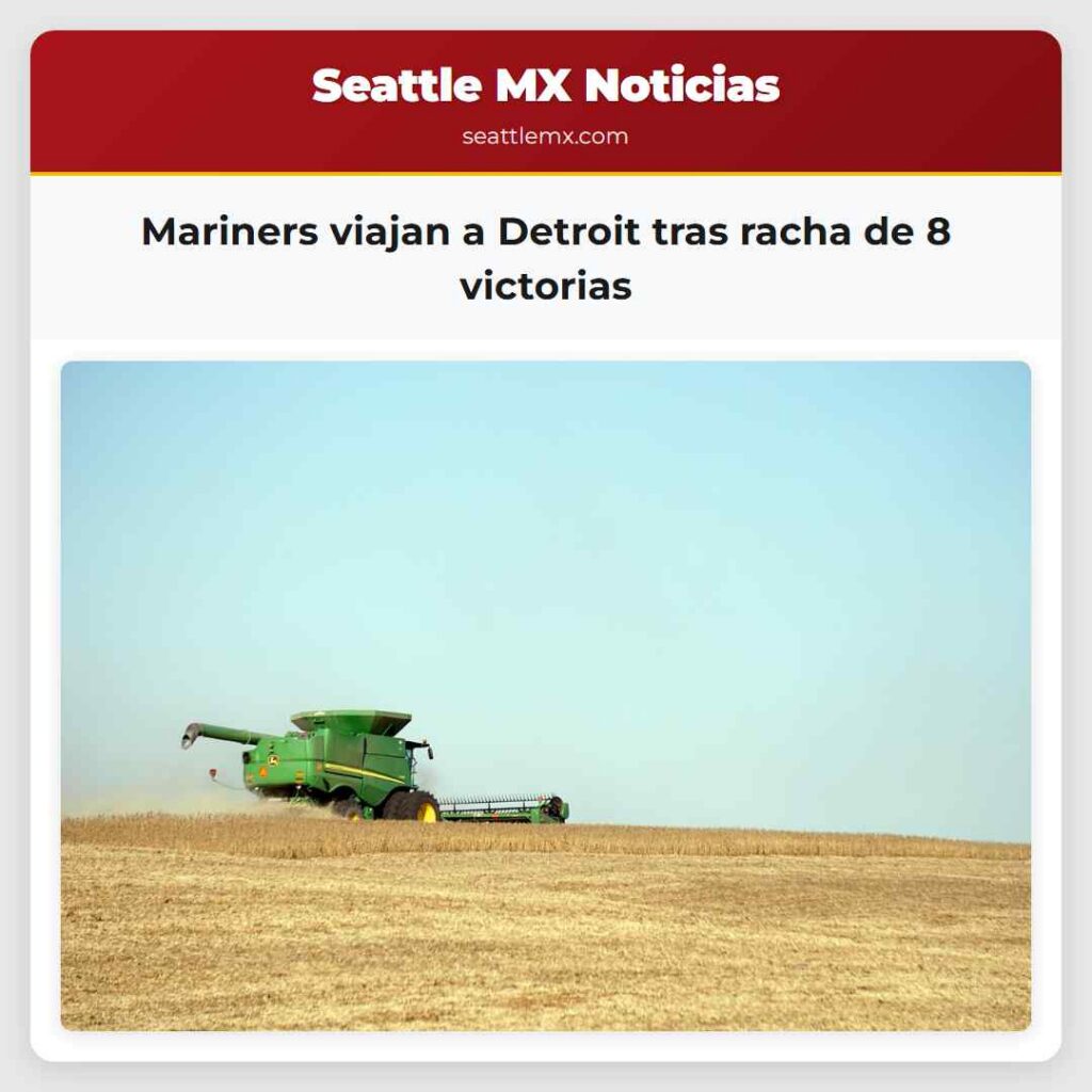 Mariners viajan a Detroit tras racha de 8