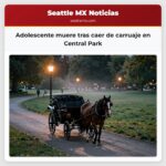 Adolescente muere tras caer de carruaje en Central Park