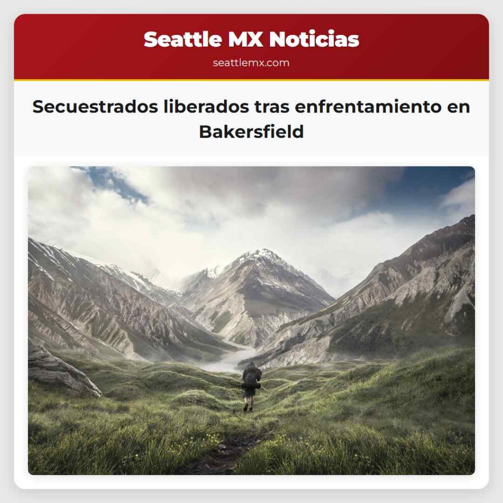 Secuestrados liberados tras enfrentamiento en