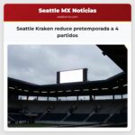 Seattle Kraken reduce pretemporada a 4 partidos