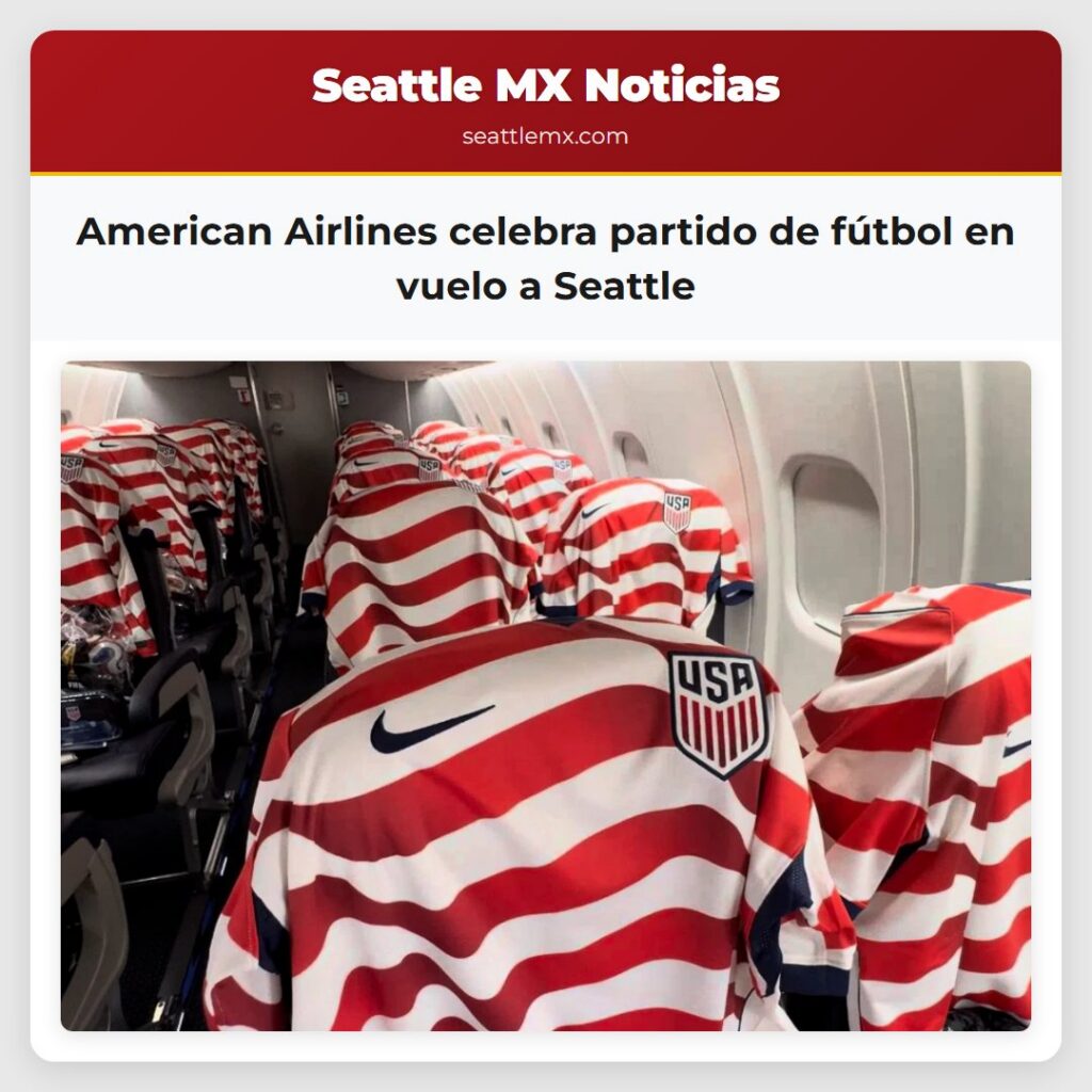 American Airlines celebra partido de fútbol en
