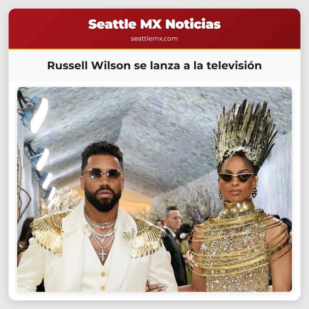 Russell Wilson se lanza a la televisión