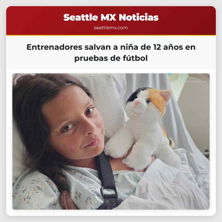 Entrenadores salvan a niña de 12 años en pruebas de fútbol