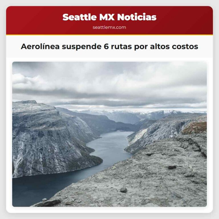 Aerolínea suspende 6 rutas por altos costos