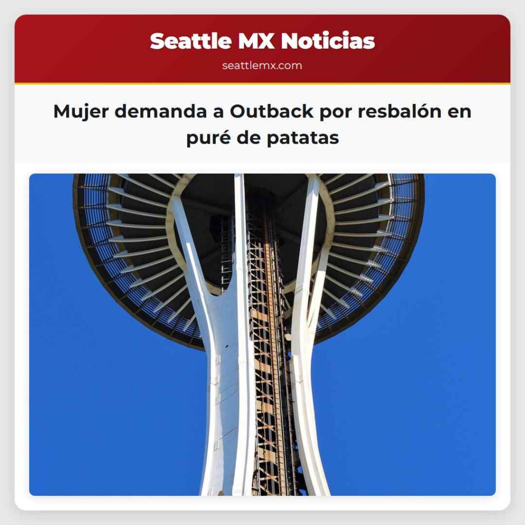 Mujer demanda a Outback por resbalón en puré de