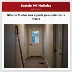 Niña de 13 años usa espada para defender a madre